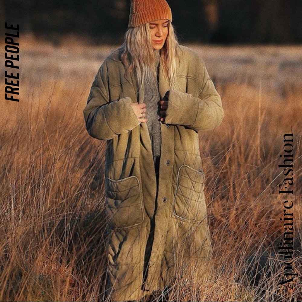 (ISO) (willing to trade) RARE FREE PEOPLE DOLMAN QUILTED DUVET COAT NWOT XS PINK